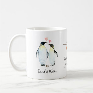 ペンギン天皇夫婦の恋 コーヒーマグカップ