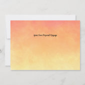 ペンギン夫婦の風景オーダーメイド記念日 カード (裏面)