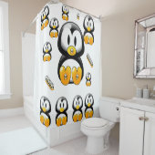 ペンギン子供用シャワーカーテン シャワーカーテン (インサイチュ)