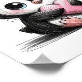 ペンギン子供部屋アート |キッズルームウォールアート ポスター (角)