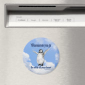 ペンギン孔子感動的引用文磁石 マグネット (インサイチュ (食洗機))