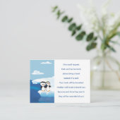 ペンギン家図書依頼カード エンクロージャーカード (スタンド正面)