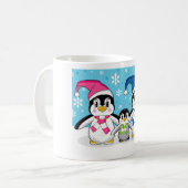 ペンギン家族のコーヒー・マグ コーヒーマグカップ (正面左)