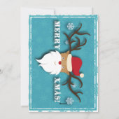 ペンギン家族及びかわいいトナカイ シーズンカード (裏面)