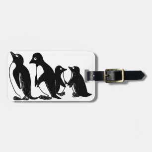 ペンギン家族 ラゲッジタグ