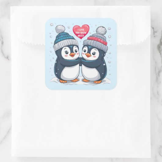 ペンギン対 スクエアシール (バッグ)