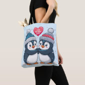 ペンギン対 トートバッグ (クローズアップ)