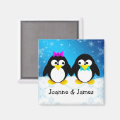 ペンギン対 マグネット (正面/裏面)