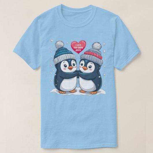ペンギン対 Tシャツ (デザイン正面)