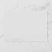 ペンギン少年の冬おむつラッフルカード エンクロージャーカード (裏面)