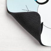 ペンギン建物A雪だるまマウスパッド マウスパッド (コーナー)