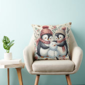 ペンギン建物A雪だるま クッション (椅子)
