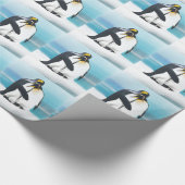 ペンギン愛キス ラッピングペーパー (角)