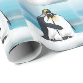 ペンギン愛キス ラッピングペーパー (ロールコーナー)