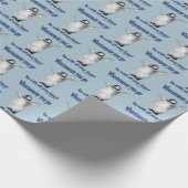 ペンギン感動的孔子引用文 ラッピングペーパー (角)