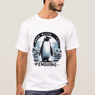 ペンギン支援海環境認識度 Tシャツ