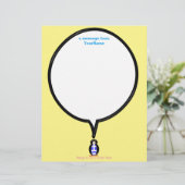 ペンギン文房具を話すギリシャ国旗 (スタンド正面)