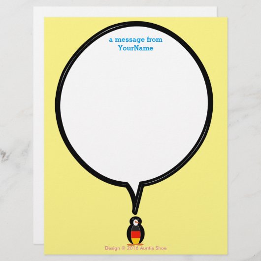 ペンギン文房具 (正面/裏面)