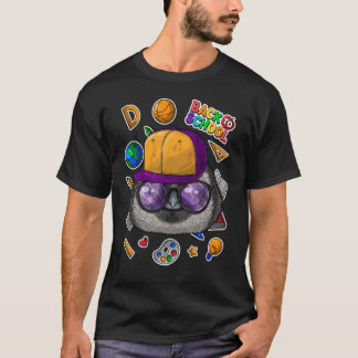 ペンギン新学期学校動物の初日 Tシャツ