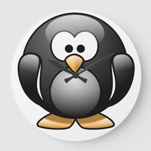 ペンギン時計 ラージ壁時計 (正面)