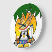 ペンギン時計 ラージ壁時計 (傾斜)