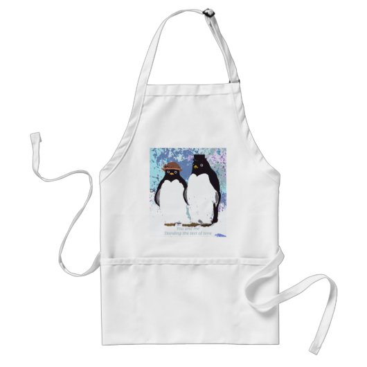 ペンギン時間のテストに立っている スタンダードエプロン (正面)