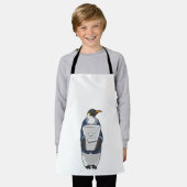 ペンギン書記官と紙 エプロン (着用した状態)
