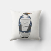 ペンギン書記官と紙 クッション (裏面)