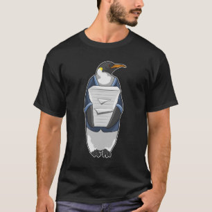 ペンギン書記官と紙 Tシャツ
