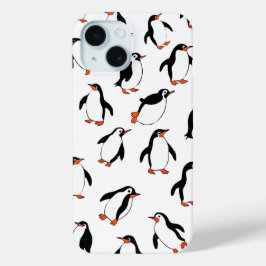 ペンギン柄の電話ケース iPhone 15ケース