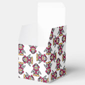 ペンギン柄クリスマスのお願い箱 フェイバーボックス (オープン)