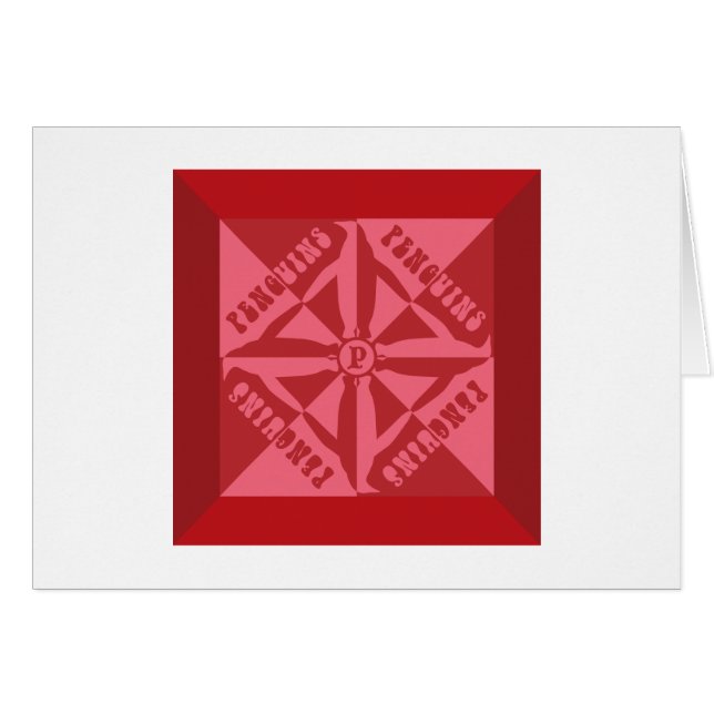 ペンギン模様 (正面横)