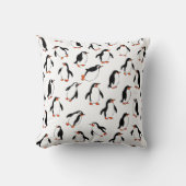 ペンギン模様 クッション (正面)