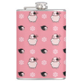 ペンギン模様 フラスク (正面)