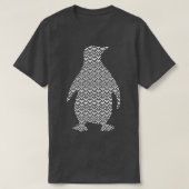 ペンギン模様 Tシャツ (デザイン正面)