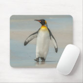 ペンギン歩くオンビーチ マウスパッド (マウス)
