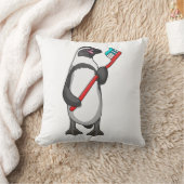 ペンギン歯ブラシ クッション (ブランケット)