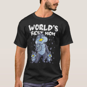 ペンギン母最高の世界母モーマママ母ダ Tシャツ