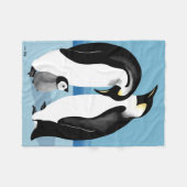 ペンギン毛布 フリースブランケット (正面(横))