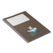 ペンギン気候変動保護デザイン ノートブック (右側)