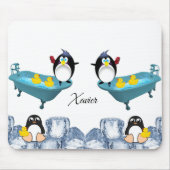 ペンギン浴槽マウスパッド!マウスパッド マウスパッド (正面)