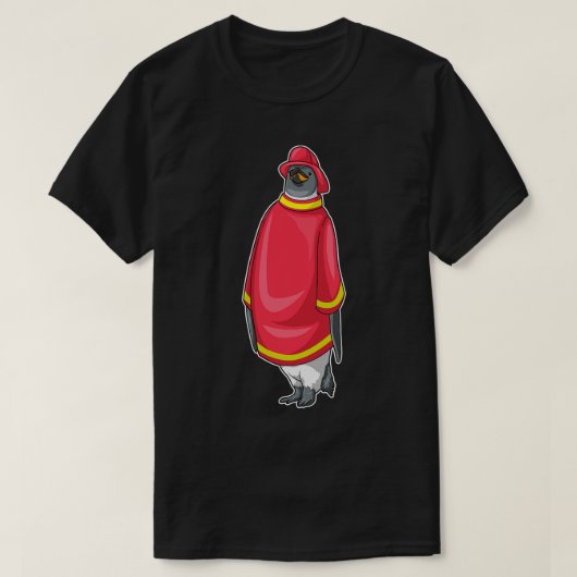ペンギン消防署 Tシャツ (デザイン正面)