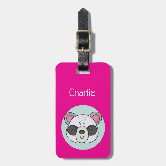 ペンギン漫画でカスタマイズ可能な荷物タグ ラゲッジタグ (正面縦)