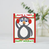 ペンギン漫画ホリデー！ポストカード シーズンポストカード (スタンド正面)