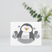 ペンギン熱狂するレディーバナー ポストカード (スタンド正面)