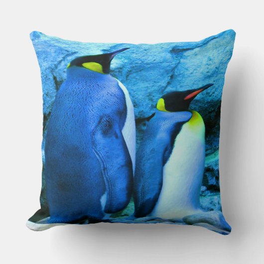 ペンギン王カップル クッション (正面)