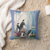 ペンギン畑 クッション (ブランケット)