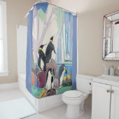 ペンギン畑 シャワーカーテン (インサイチュ)