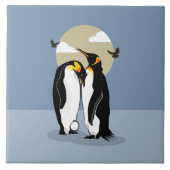 ペンギン皇帝 タイル (正面)