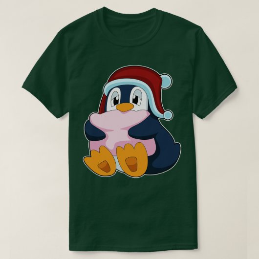 ペンギン睡眠枕 Tシャツ (デザイン正面)